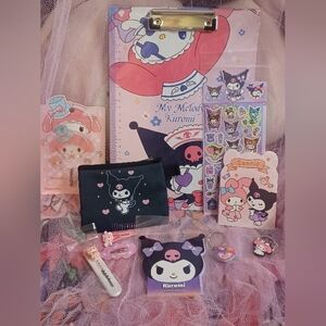 Sanrio My Melody and Kuromi Stationery Set